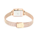  Shop Authentic Daniel Wellington Quadro Melrose Black Dial Rose Gold Mesh Bracelet Watch For Women - DW00100432 - Luxxuri