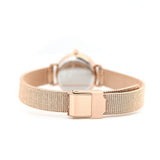  Shop Authentic Daniel Wellington Petite Pressed Melrose Black Dial Rose Gold Mesh Strap Watch For Women - DW00100440 - Luxxuri
