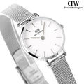  Shop Authentic Daniel Wellington Classic Petite Sterling White Dial Silver Mesh Bracelet Watch for Women - DW00100442 - Luxxuri