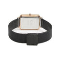  Shop Authentic Daniel Wellington Quadro Pressed Ashfield Black Dial Black Mesh Strap Watch for Women - DW00100467 - Luxxuri