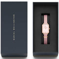  Shop Authentic Daniel Wellington Quadro Pressed Mother of Pearl Pink Dial Pink Nylon Strap Watch For Women - DW00100509 - Luxxuri