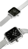  Shop Authentic Daniel Wellington Quadro Studio Black Dial Silver Mesh Strap Watch For Women - DW00100522 - Luxxuri