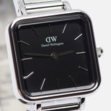  Shop Authentic Daniel Wellington Quadro Studio Black Dial Silver Mesh Strap Watch For Women - DW00100522 - Luxxuri