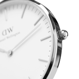  Shop Authentic Daniel Wellington Classic Canterbury White Dial Two Tone NATO Strap Watch For Women - DW00100051 - Luxxuri