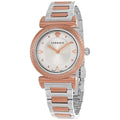  Shop Authentic Versace V-Motif Silver Dial Two Tone Steel Strap Watch for Women - VERE00718 - Luxxuri