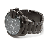  Shop Authentic Diesel Mega Chief Chronograph Black Steel Strap Watch For Men - DZ4283 - Luxxuri