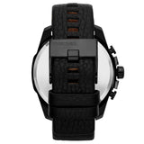  Shop Authentic Diesel Mega Chief Chronograph Black Dial Black Leather Strap Watch For Men - DZ4291 - Luxxuri