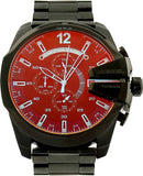  Shop Authentic Diesel Mega Chief Black Dial Black Steel Strap Watch For Men - DZ4318 - Luxxuri