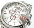  Shop Authentic Diesel Mega Chief Quartz Chronograph White Dial Steel Strap Watch For Men - DZ4328 - Luxxuri