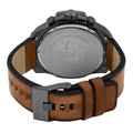 Shop Authentic Diesel Mega Chief Grey Dial Brown Leather Strap Watch For Men - DZ4463 - Luxxuri