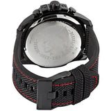  Shop Authentic Diesel Mega Chief Chronograph Silver Dial Black Leather Strap Watch For Men - DZ4512 - Luxxuri