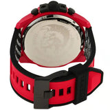  Shop Authentic Diesel Mega Chief Chronograph Black Dial Red Rubber Strap Watch For Men - DZ4526 - Luxxuri