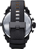  Shop Authentic Diesel Big Daddy Blue Dial Black Leather Strap Watch For Men - DZ7127 - Luxxuri