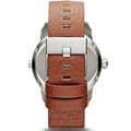  Shop Authentic Diesel Mini Daddy Silver Dial Brown Leather Strap Watch For Men - DZ7309 - Luxxuri