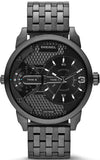  Shop Authentic Diesel Mini Daddy Dual Time Black Dial Black Stainless Steel Strap Watch For Men - DZ7316 - Luxxuri