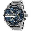 Shop Authentic Diesel Big Daddy 2.0 Blue Dial Grey Stainless Strap Watch For Men - DZ7331 - Luxxuri