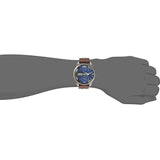  Shop Authentic Diesel Mini Daddy Analog Blue Dial Brown Leather Strap Watch For Men - DZ7339 - Luxxuri