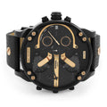  Shop Authentic Diesel Mr Daddy 2.0 Black Dial Black Leather Strap Watch For Men - DZ7350 - Luxxuri