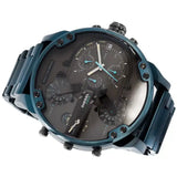  Shop Authentic Diesel Daddy 2.0 Chronograph Quartz Grey Dial Blue Steel Strap Watch For Men - DZ7414 - Luxxuri