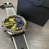  Shop Authentic Diesel Mr. Daddy 2.0 Chronograph Black Dial Grey Nylon Strap Watch For Men - DZ7429 - Luxxuri