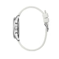 Guess Marina Quartz White Dial White Rubber Strap Watch For Women - W1025L1