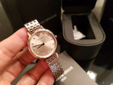  Shop Authentic Emporio Armani Dress Quartz Rose Gold Dial Rose Gold Steel Strap Watch For Women - AR11062 - Luxxuri