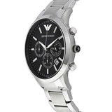  Shop Authentic Emporio Armani Classic Chronograph Black Dial Silver Steel Strap Watch For Men - AR2434 - Luxxuri