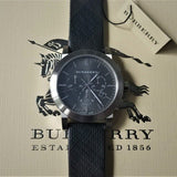  Shop Authentic Burberry The City Grey Dial Black Leather Strap Watch for Men - BU9359 - Luxxuri