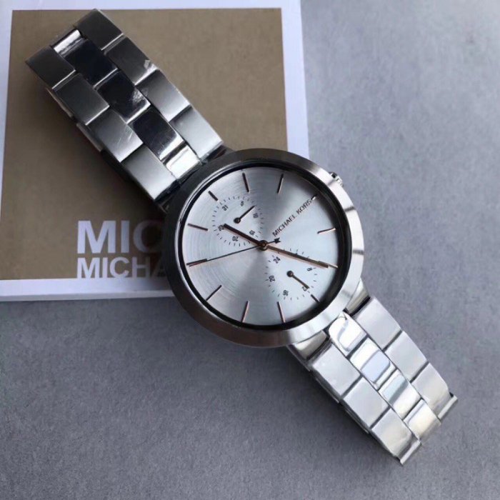  Shop Authentic Michael Kors Garner Analog Silver Dial Silver Steel Strap Watch For Women - MK6407 - Luxxuri