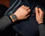  Shop Authentic Hugo Boss Companion Quartz Black Dial Rose Gold Mesh Bracelet Watch For Men - HB1513548 - Luxxuri