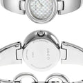  Shop Authentic Gucci Guccissima Quartz Silver Dial Silver Steel Strap Watch For Women - YA134511 - Luxxuri