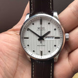  Shop Authentic Mido Multifort Automatic Silver Dial Black Leather Strap Watch For Men - M005.430.16.031.80 - Luxxuri