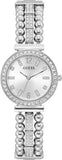  Shop Authentic Guess Gala Diamonds Silver Dial Silver Steel Strap Watch for Women - GW0401L1 - Luxxuri