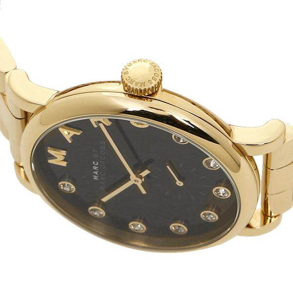  Shop Authentic Marc Jacobs Baker Dexter Black Dial Gold Steel Strap Watch for Women - MBM3421 - Luxxuri