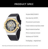  Shop Authentic Maserati Potenza Automatic Skeleton Dial Black Leather Strap Watch For Men - R8821108011 - Luxxuri