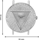  Shop Authentic Guess Iconic Diamonds Silver Dial Silver Mesh Bracelet Watch For Women - GW0477L1 - Luxxuri