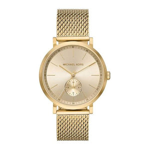  Shop Authentic Michael Kors Irving Quartz Gold Dial Gold Mesh Strap Watch For Men - MK8741 - Luxxuri