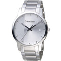  Shop Authentic Calvin Klein City Chronograph White Dial Silver Steel Strap Watch for Men - K2G2G14X - Luxxuri