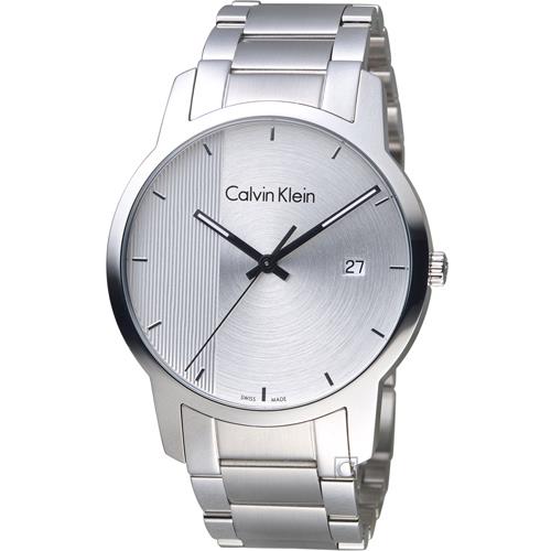  Shop Authentic Calvin Klein City Chronograph White Dial Silver Steel Strap Watch for Men - K2G2G14X - Luxxuri