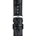 Tissot Carson Premium Silver Dial Black Leather Strap Watch For Men - T122.410.16.033.00