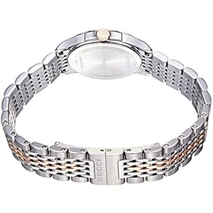  Shop Authentic Gucci G Timeless Diamonds Mother of Pearl Dial Two Tone Mesh Bracelet Watch For Women - YA126514 - Luxxuri