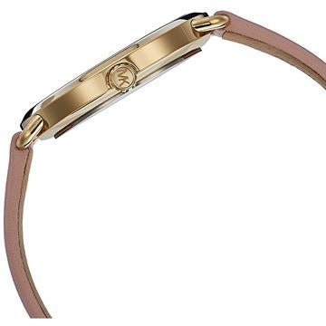  Shop Authentic Michael Kors Portia Quartz White Dial Pink Leather Strap Watch For Women - MK2659 - Luxxuri