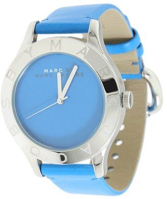  Shop Authentic Marc Jacobs Blade Blue Dial Blue Leather Strap Watch for Women - MBM1202 - Luxxuri