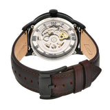  Shop Authentic Fossil Townsman Automatic Skeleton Brown Dial Brown Leather Strap Watch for Men - ME3098 - Luxxuri