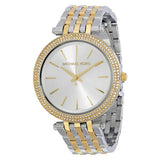  Shop Authentic Michael Kors Darci Silver Dial Two Tone Stainless Steel Strap Watch for Women - MK3215 - Luxxuri