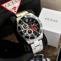  Shop Authentic Guess Axle Multifunction Black Dial Silver Steel Strap Watch For Men - GW0488G1 - Luxxuri