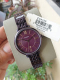  Shop Authentic Fossil Jacqueline Brown Dial Brown Steel Strap Watch for Women - ES4100 - Luxxuri