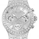  Shop Authentic Guess Moonlight Multi Function Diamonds Silver Dial Silver Steel Strap Watch for Women - GW0320L1 - Luxxuri