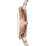  Shop Authentic Fossil Jacqueline Multi Function Mother of Pearl Dial Rose Gold Steel Strap Watch for Women - ES3757 - Luxxuri