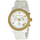  Shop Authentic Michael Kors Runway White Dial White Steel Strap Watch for Women - MK5237 - Luxxuri